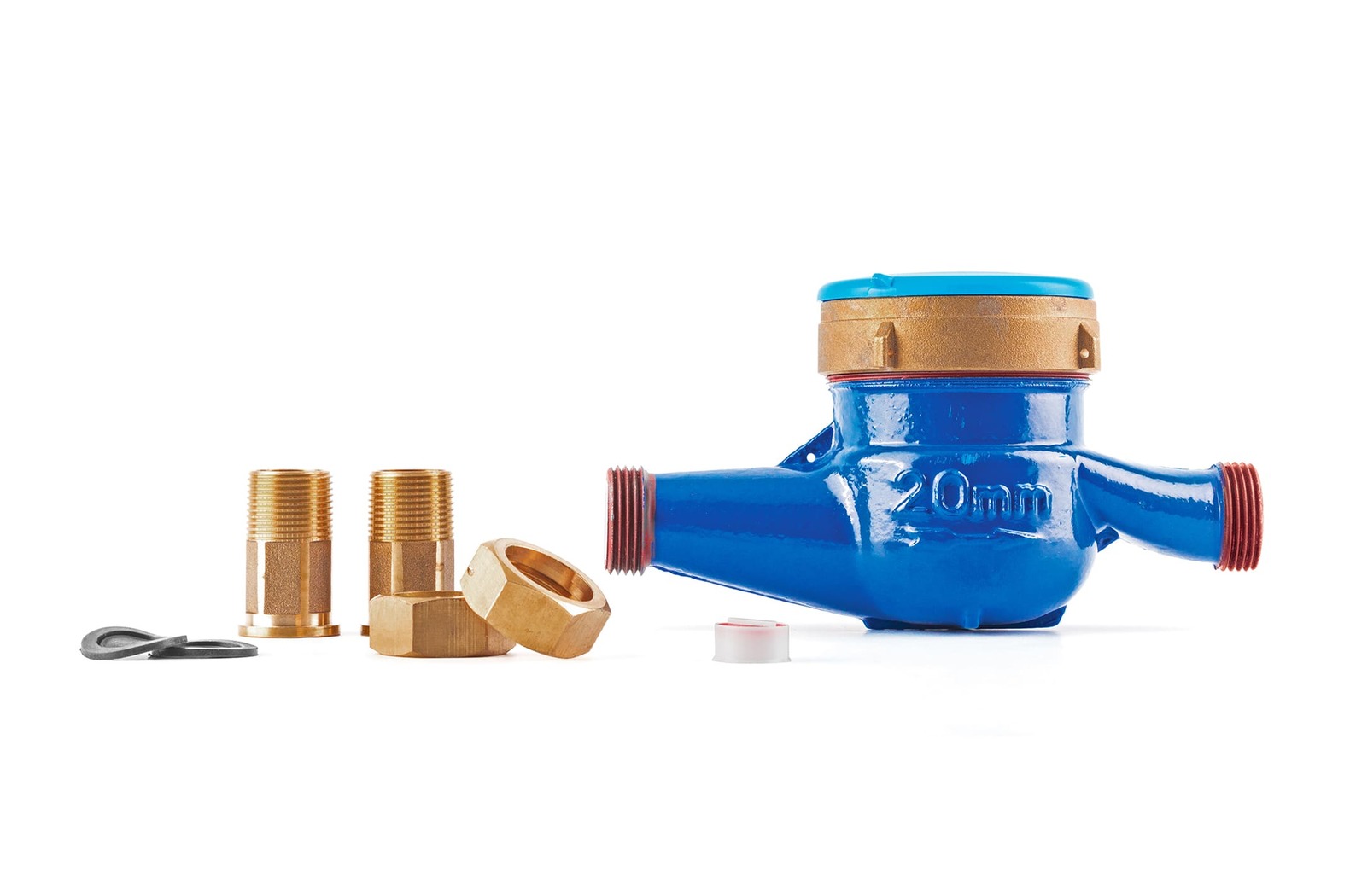 Сухоходный счетчик холодной воды DRC Ду-20 (190 мм), с чугунным корпусом