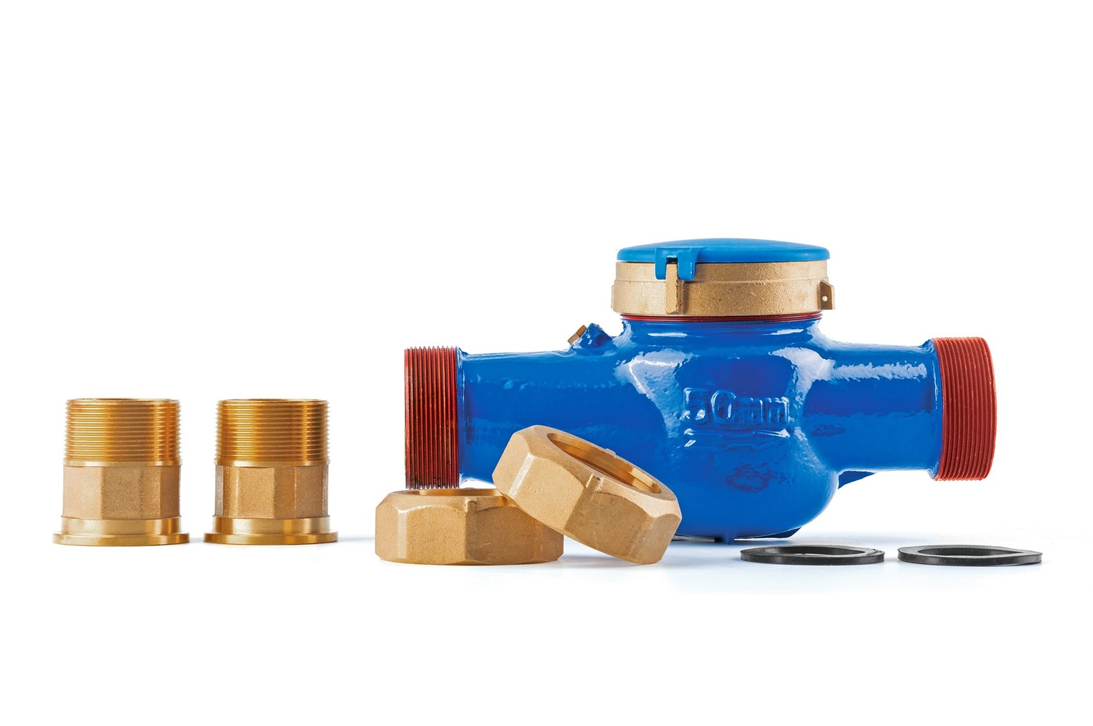 Мокроходный счетчик холодной воды WRC Ду-50, с чугунным корпусом