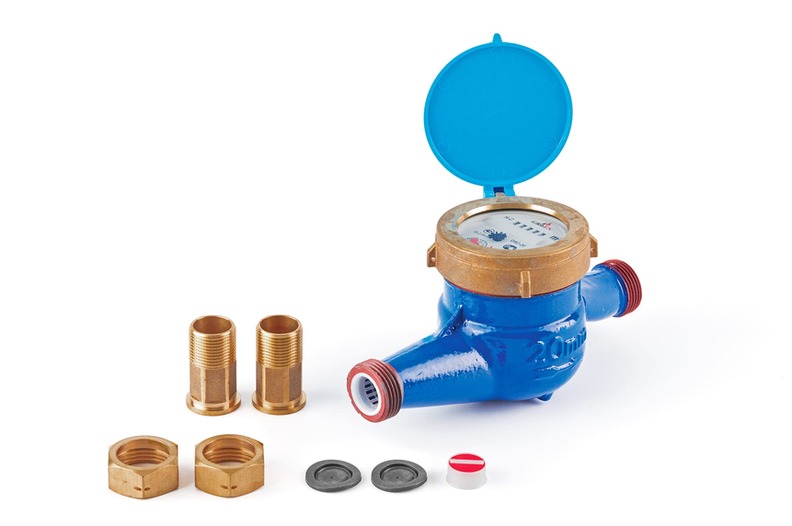 Счетчик воды DRC Ду-20 (190 мм), с чугунным корпусом