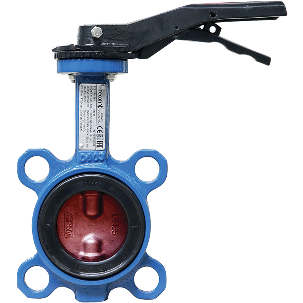 Затвор дисковый поворотный Tecofi, Ду-50, Ру-16