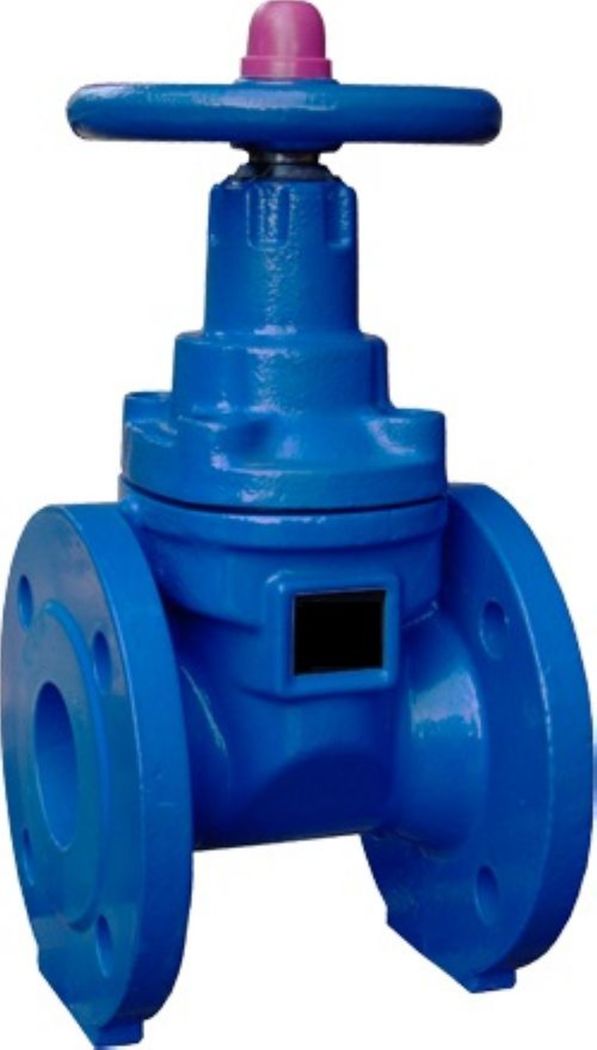 Задвижка чугунная с обрезиненным клином 30ч39р (МЗВ), Водоприбор, Ду-80, Ру-16