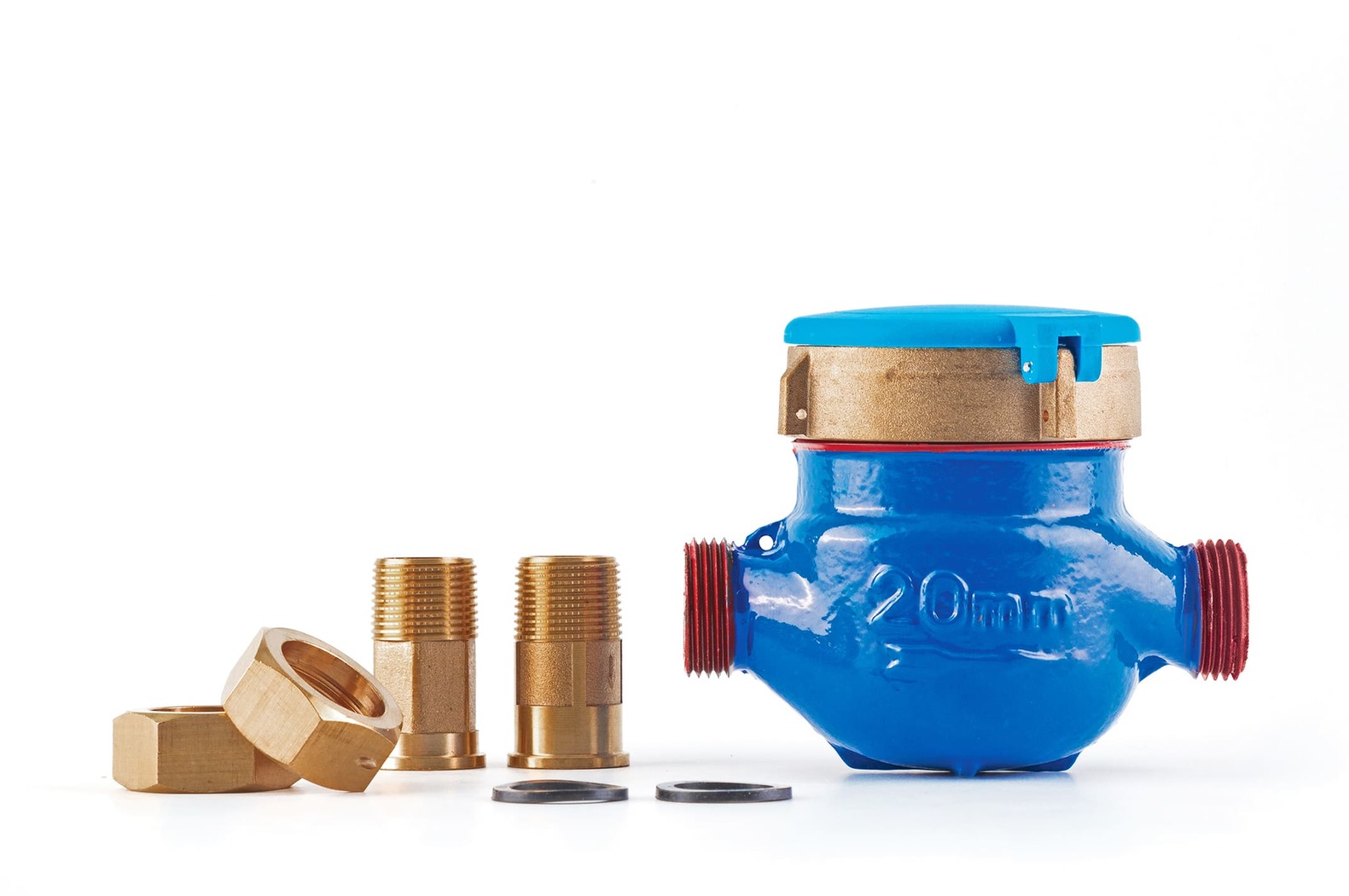 Мокроходный счетчик холодной воды WRC Ду-20 (130 мм), с чугунным корпусом