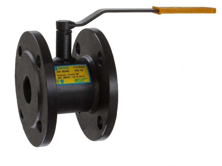 Кран 11с52п BREEZE, Ду-50/40, Ру-16, фланцевый