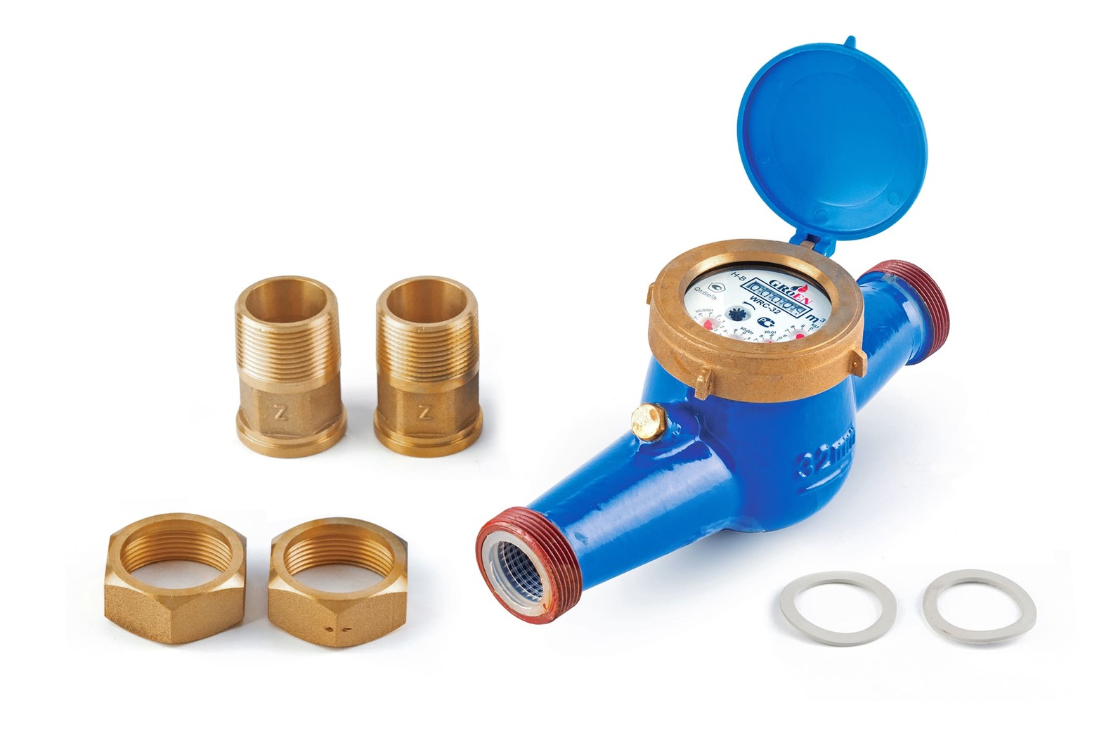 Мокроходный счетчик холодной воды WRC Ду-32, с чугунным корпусом