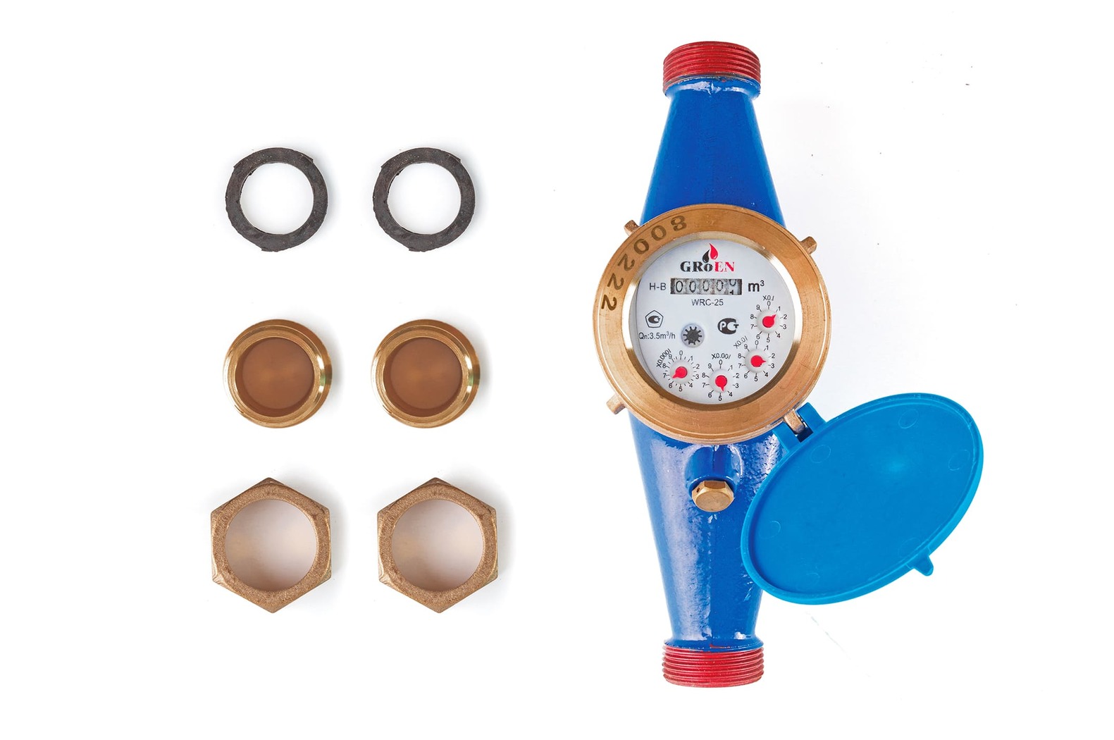 Мокроходный счетчик холодной воды WRC Ду-25, с чугунным корпусом