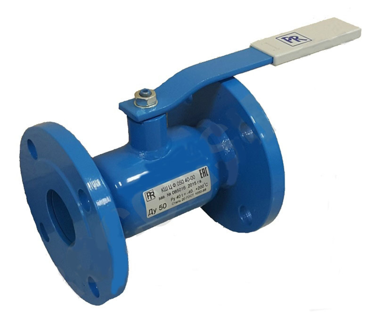 Кран стальной шаровой, PR, Ду-80/ 65, Ру-16, фланцевый