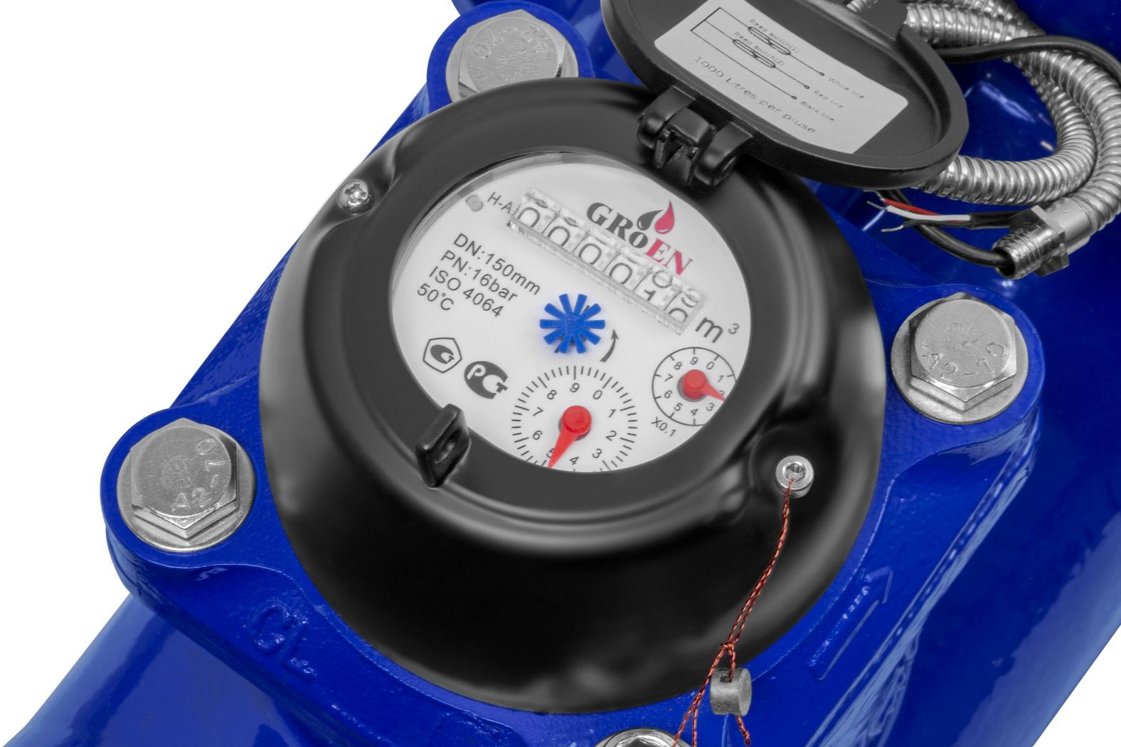 Турбинный ирригационный счетчик холодной воды WI (i) Ду-150, с импульсным выходом