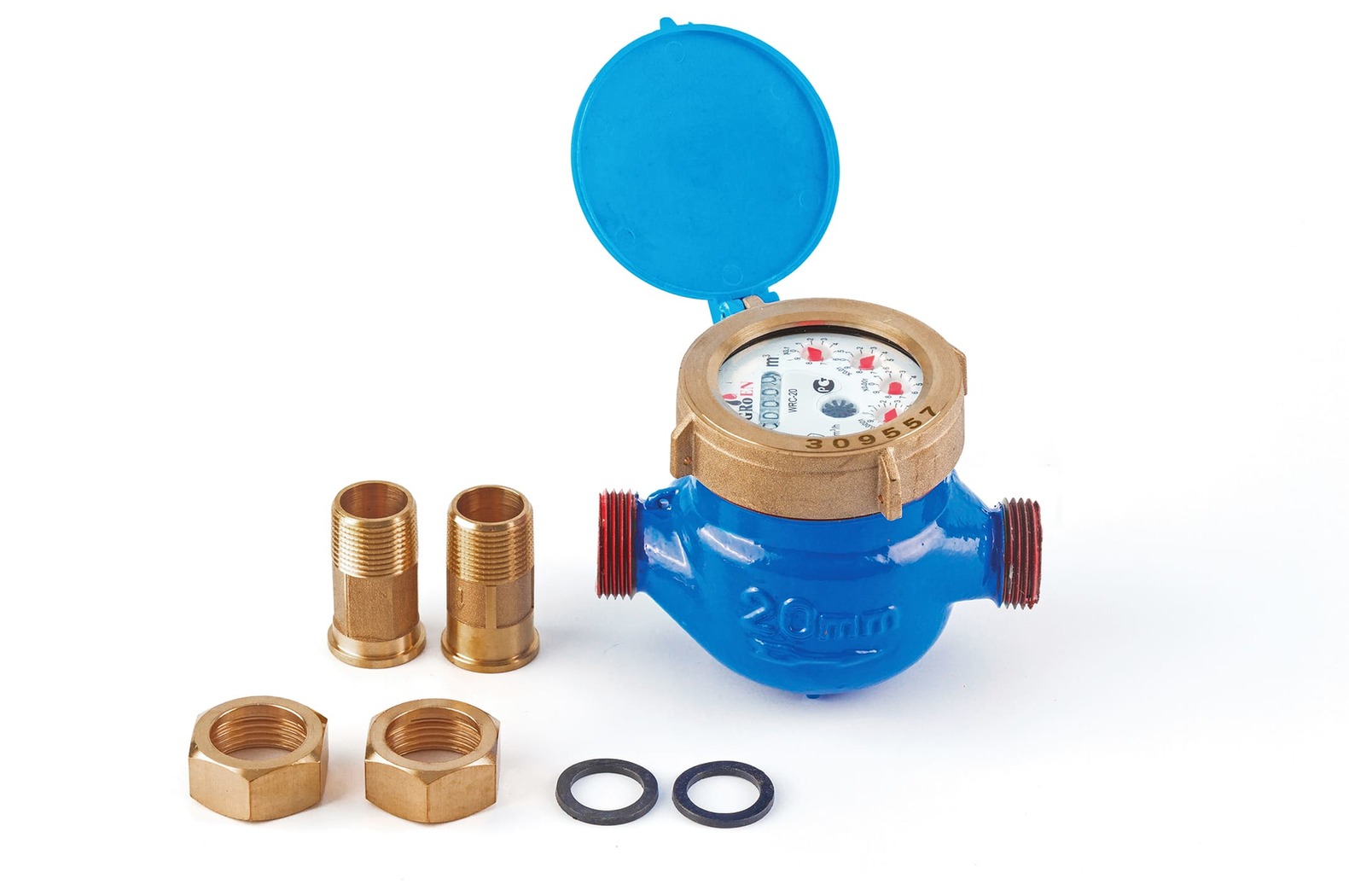 Мокроходный счетчик холодной воды WRC Ду-20 (130 мм), с чугунным корпусом