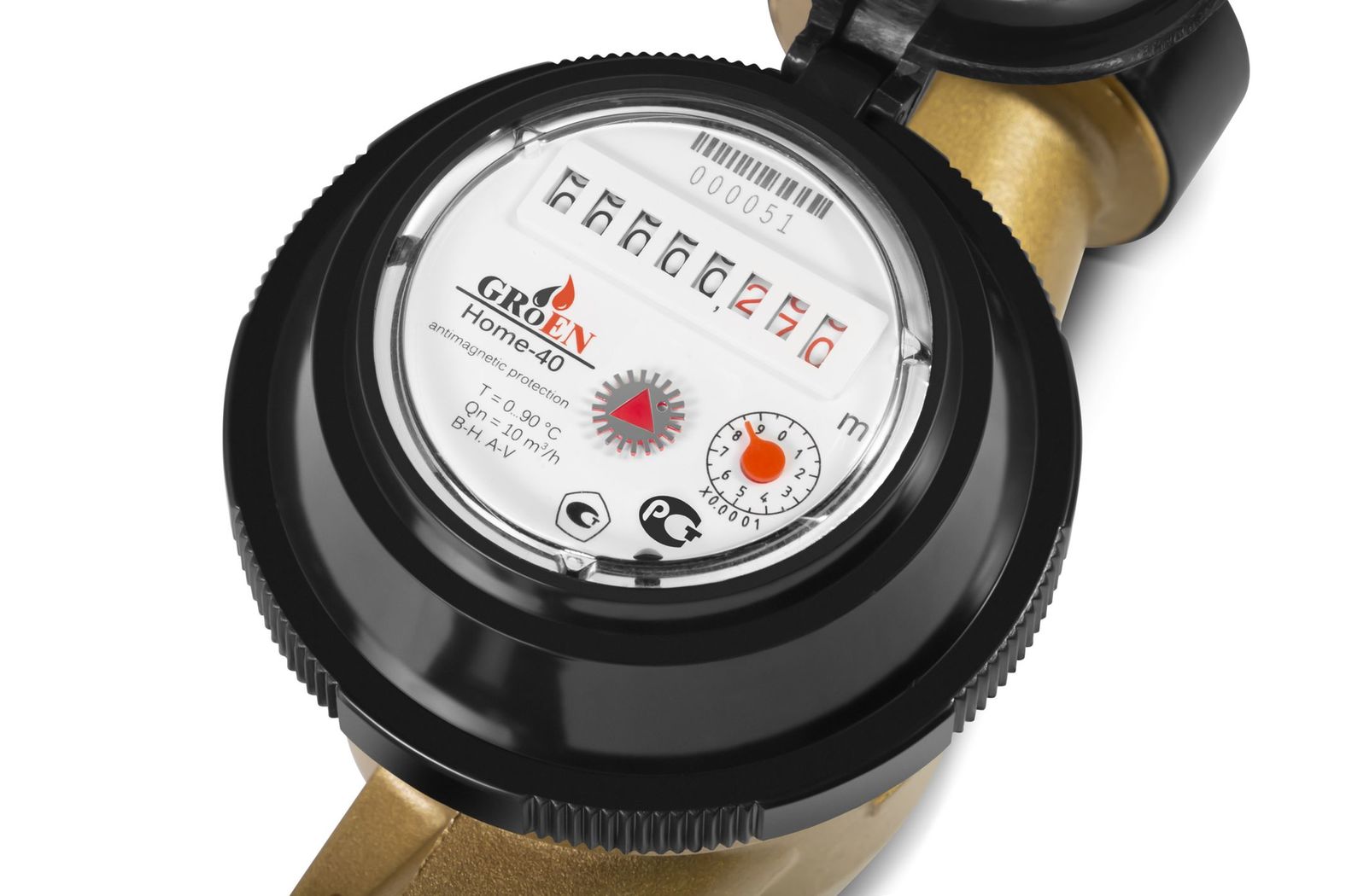 Счетчик воды универсальный HOME Ду-40 (200 мм)