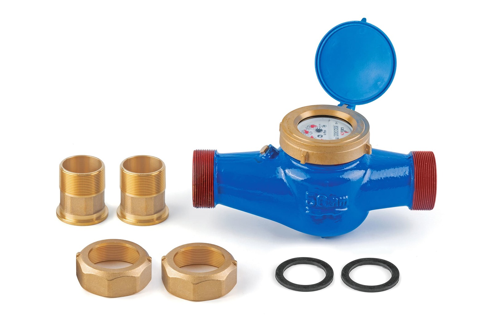 Мокроходный счетчик холодной воды WRC Ду-50, с чугунным корпусом