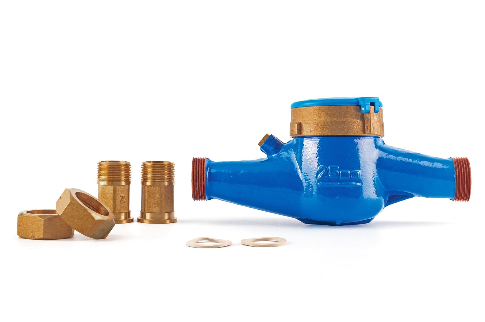 Сухоходный счетчик холодной воды DRC Ду-25 (260 мм), с чугунным корпусом