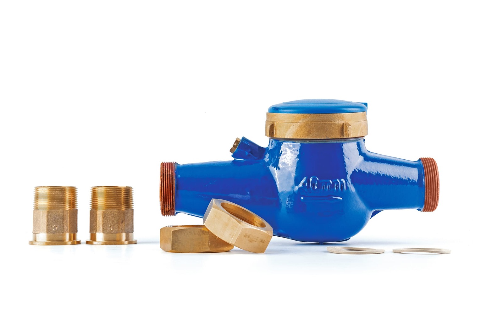 Мокроходный счетчик холодной воды WRC Ду-40, с чугунным корпусом