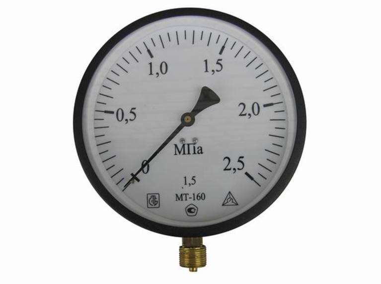 Манометр МТ-160, Ру-2.5 МПа