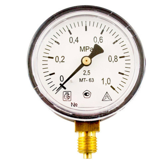 Манометр МТ-63, Ру-1 МПа