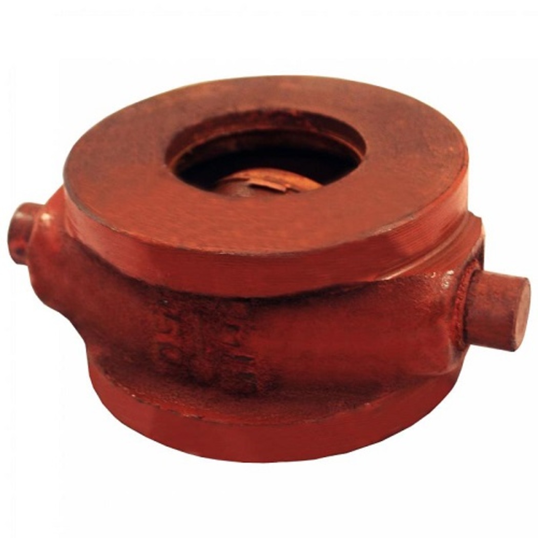 Клапан обратный чугунный 19ч21бр, Мегастрой, Ду-150, Ру-16, межфланцевый, поворотный