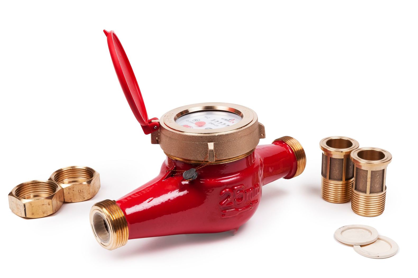 Сухоходный счетчик горячей воды DRH Ду-20