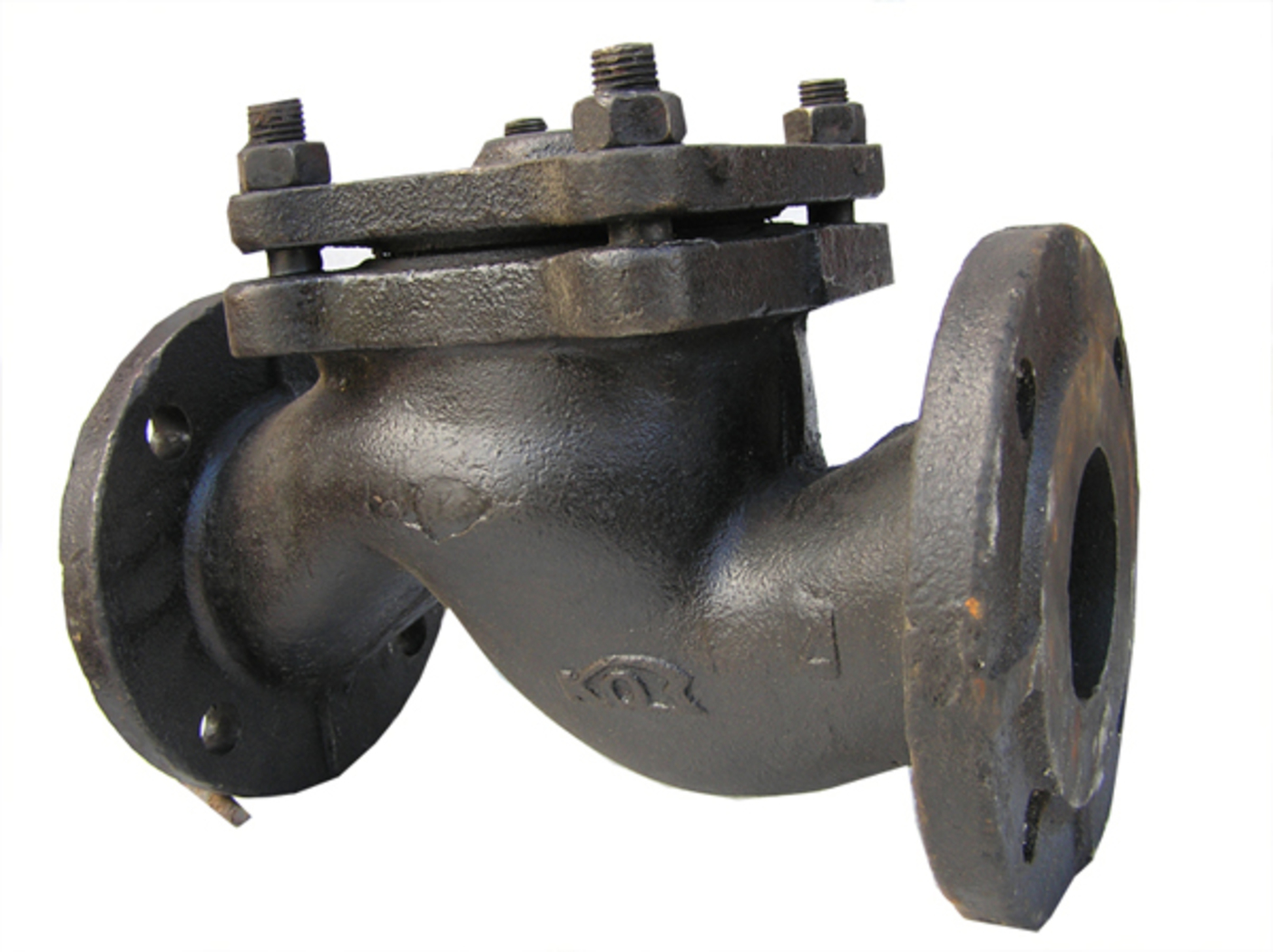 Клапан обратный чугунный 16ч6п, Китай, Ду-80, Ру-16, фланцевый, подъемный