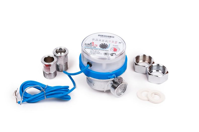 Одноструйный счетчик холодной воды HOME (i) Ду-15/40