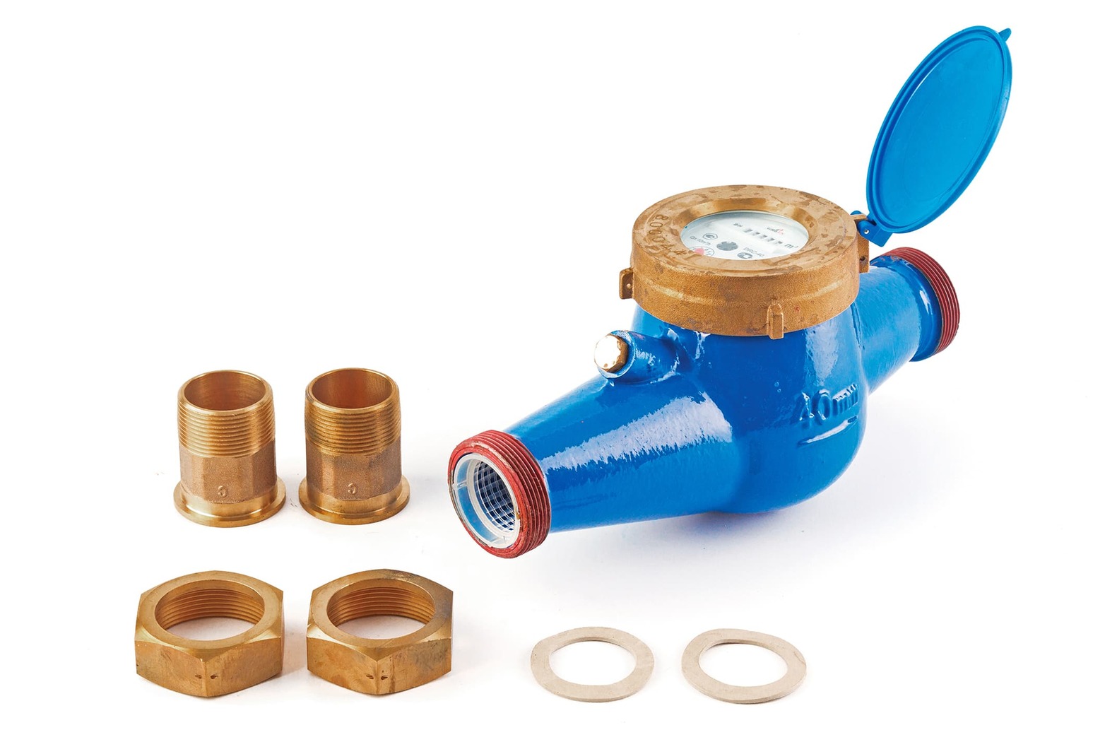 Сухоходный счетчик холодной воды DRC Ду-40 (300 мм), с чугунным корпусом