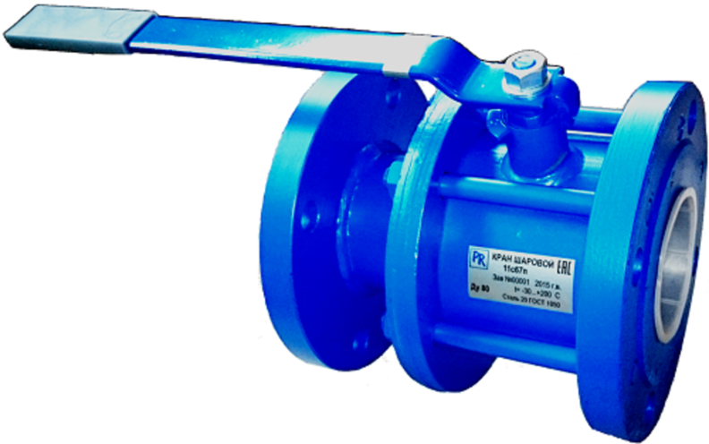 Кран 11с67п PR, Ду-200/150, Ру-16, фланцевый