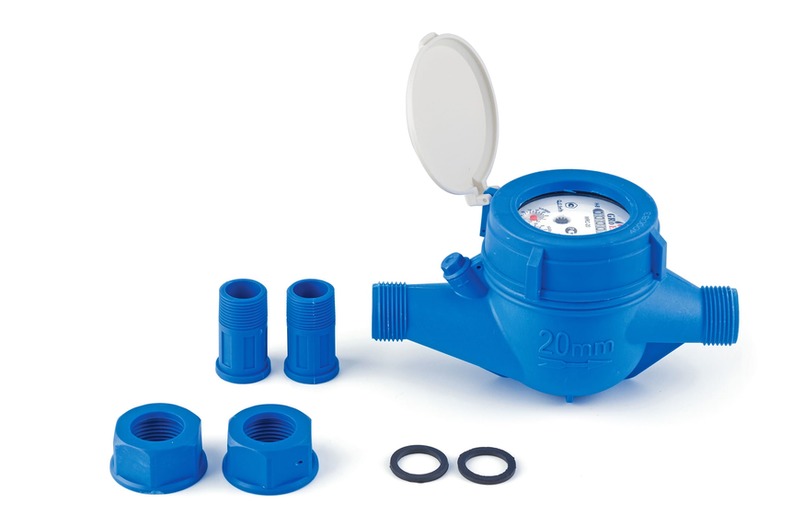 Счетчик воды WRC Ду-20 (190 мм), с пластиковым корпусом