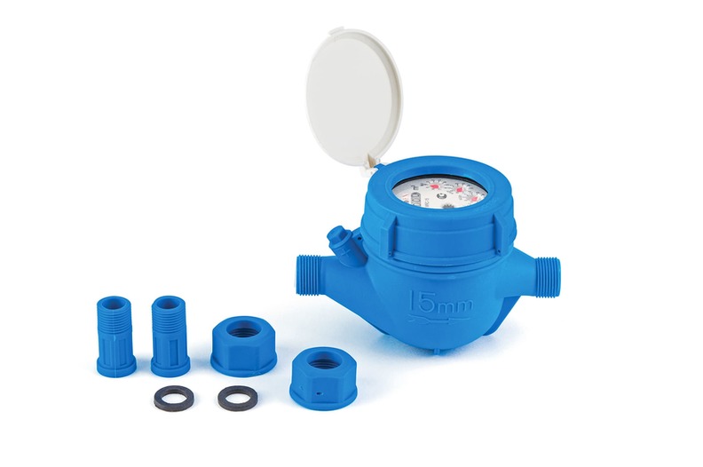 Счетчик воды WRC Ду-15 (160 мм), с пластиковым корпусом