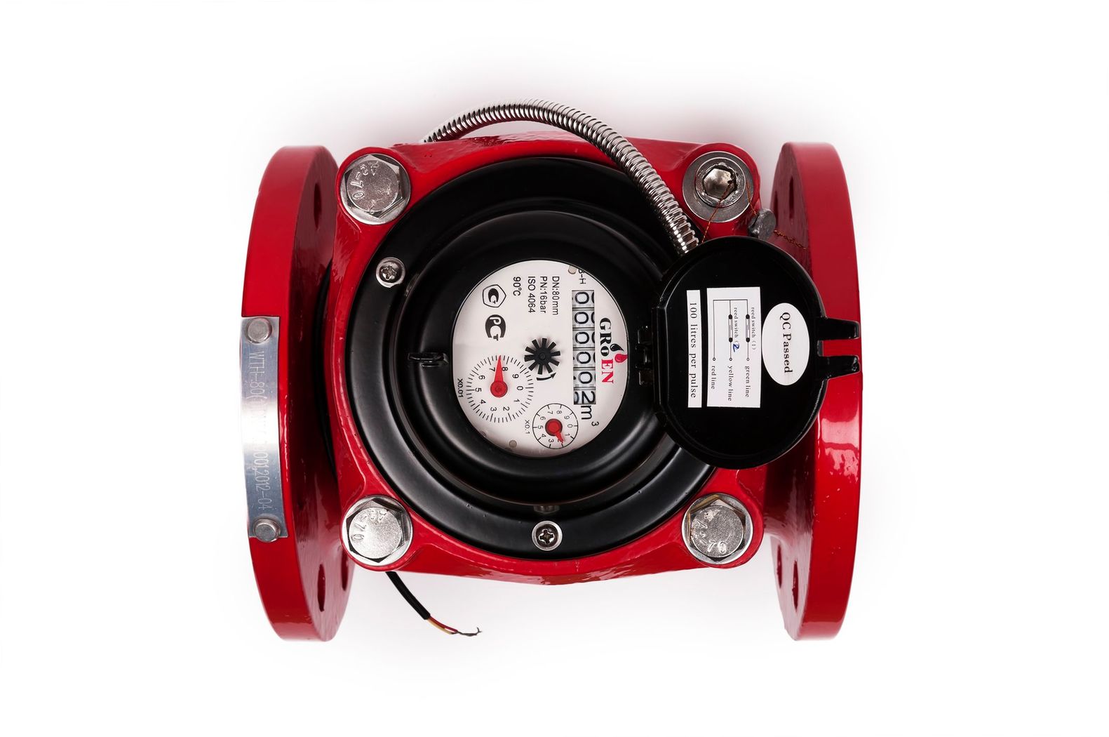 Турбинный счетчик горячей воды WTH (i) Ду-100, с импульсным выходом