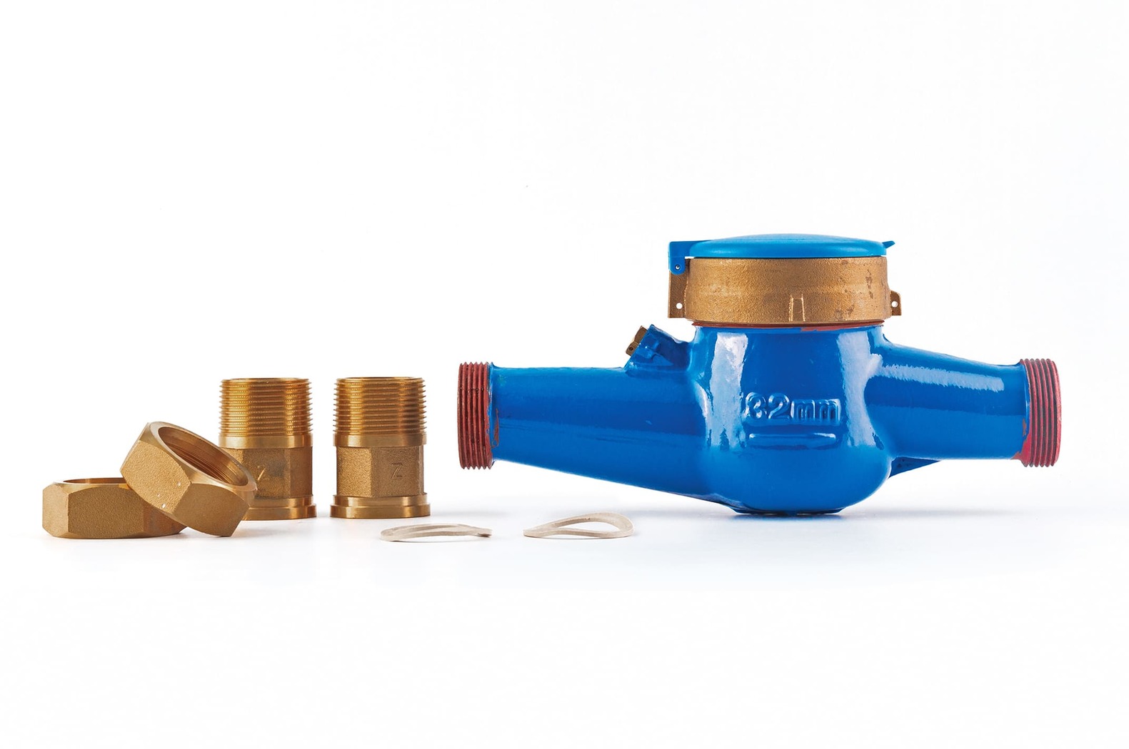 Сухоходный счетчик холодной воды DRC Ду-32 (260 мм), с чугунным корпусом