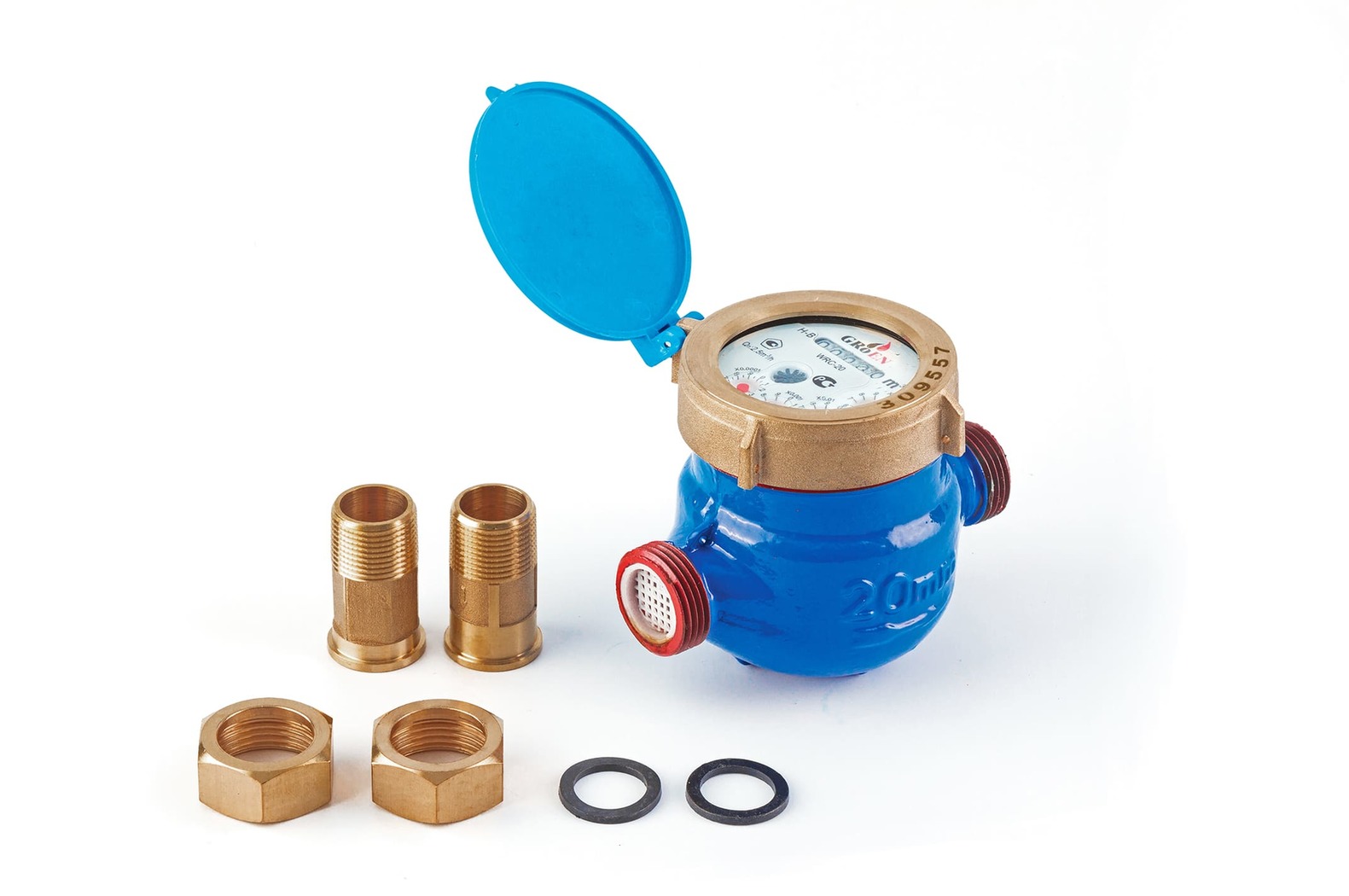 Мокроходный счетчик холодной воды WRC Ду-20 (130 мм), с чугунным корпусом