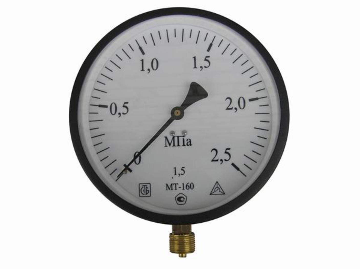Манометр избыточного давления МТ-160, Беларусь, Ру-2.5 МПа