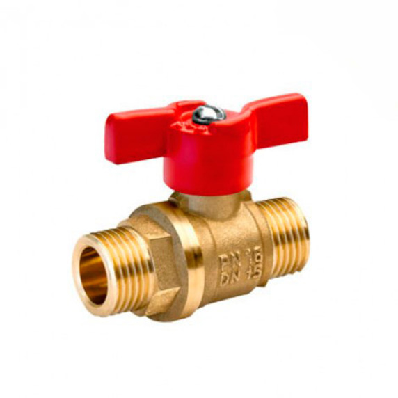 Кран 11Б27п1, Ду-15, Ру-16, штуцер-штуцер, «бабочка»