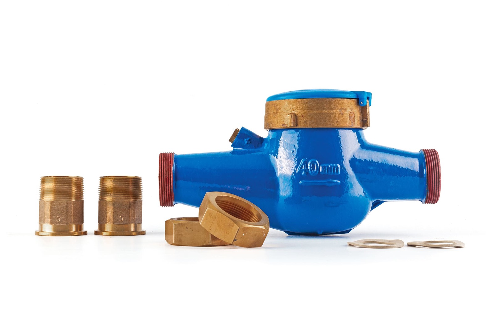 Сухоходный счетчик холодной воды DRC Ду-40 (300 мм), с чугунным корпусом