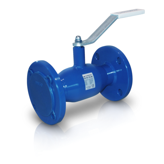 Кран 11с32п TEMPER, Ду-50/40, Ру-40, фланцевый