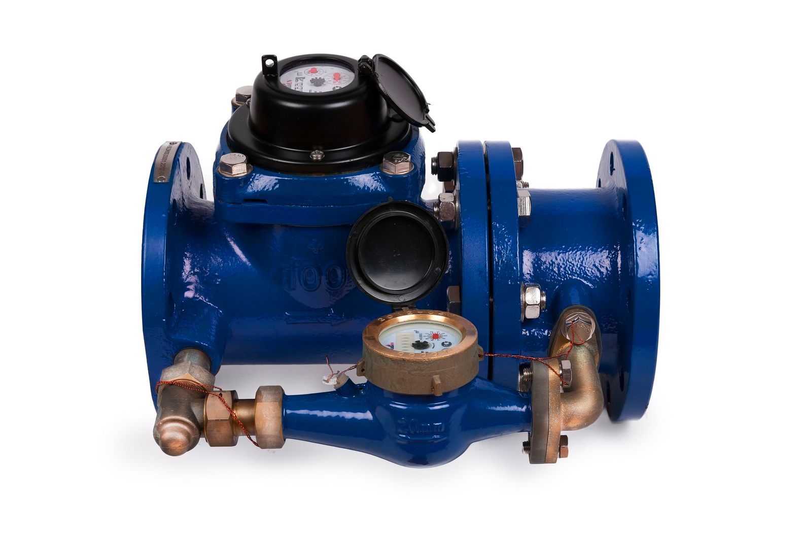 Комбинированный счетчик холодной воды DUAL (BY) Ду-100/20