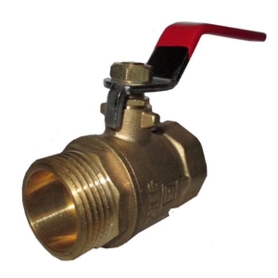 Кран PR, Ду-15, Ру-16, муфта-штуцер, рычаг