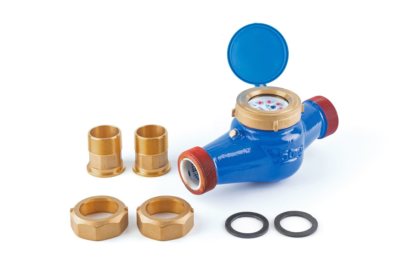 Мокроходный счетчик холодной воды WRC Ду-50, с чугунным корпусом